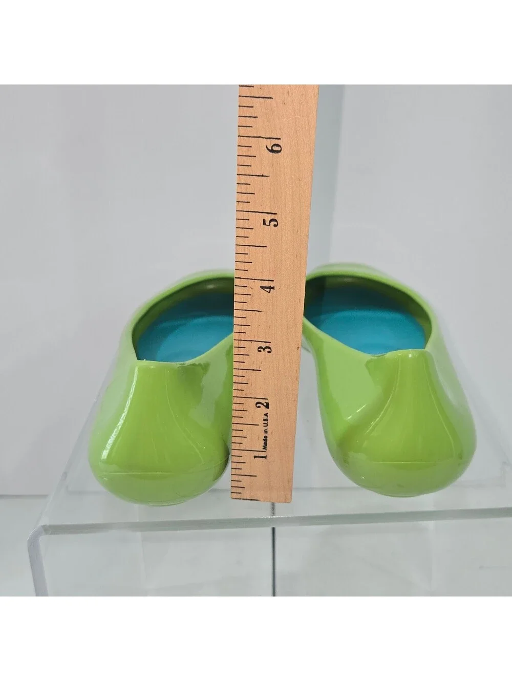 Oka-B Green Jelly Ballet Flats Women's US 10 EU 40 Waterproof Slip On Shoes